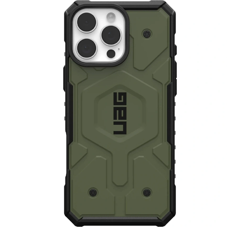 Чехол UAG MagSafe Pathfinder для iPhone 16 Pro Olive Drab фото 1