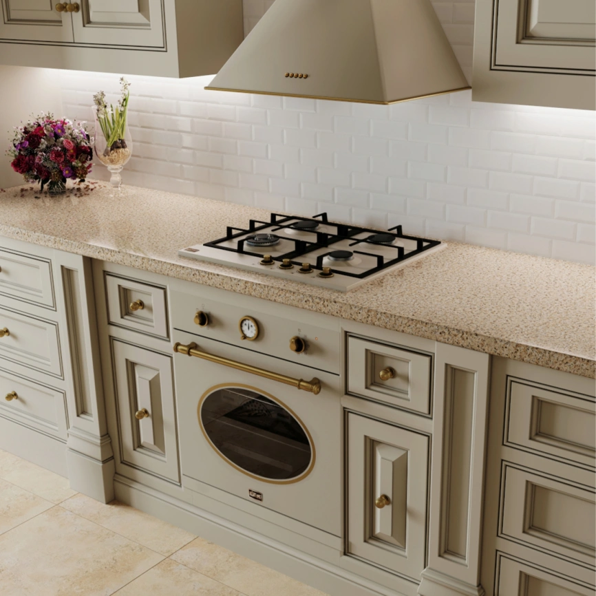 Встраиваемая вытяжка Korting KHC 6648 RB Beige фото 3