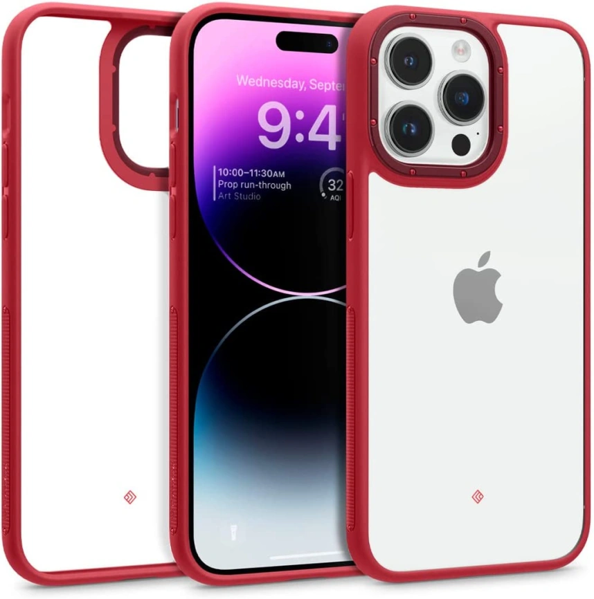 Чехол Spigen Caseology Skyfall для iPhone 14 Pro Max (ACS04857) Apple Red фото 1