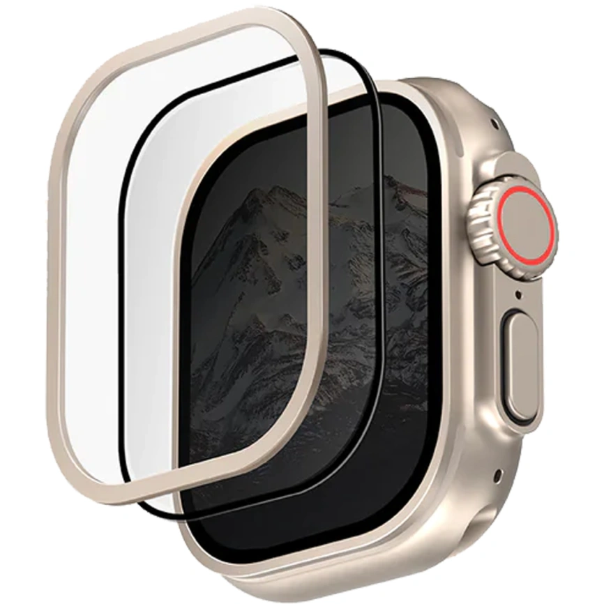 Защитное стекло Uniq Optix Duo Pro Clear для Apple Watch Ultra 49mm фото 1