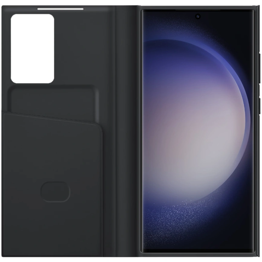 Чехол Samsung Series для Galaxy S23 Ultra Smart View Wallet Case Black фото 2