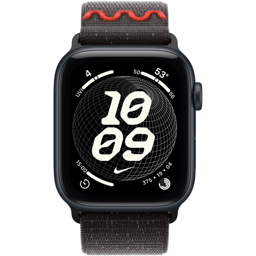 Смарт-часы Apple Watch SE (2025) 40mm Midnight Aluminum Case with Midnight Black Nike Sport Loop фото 3
