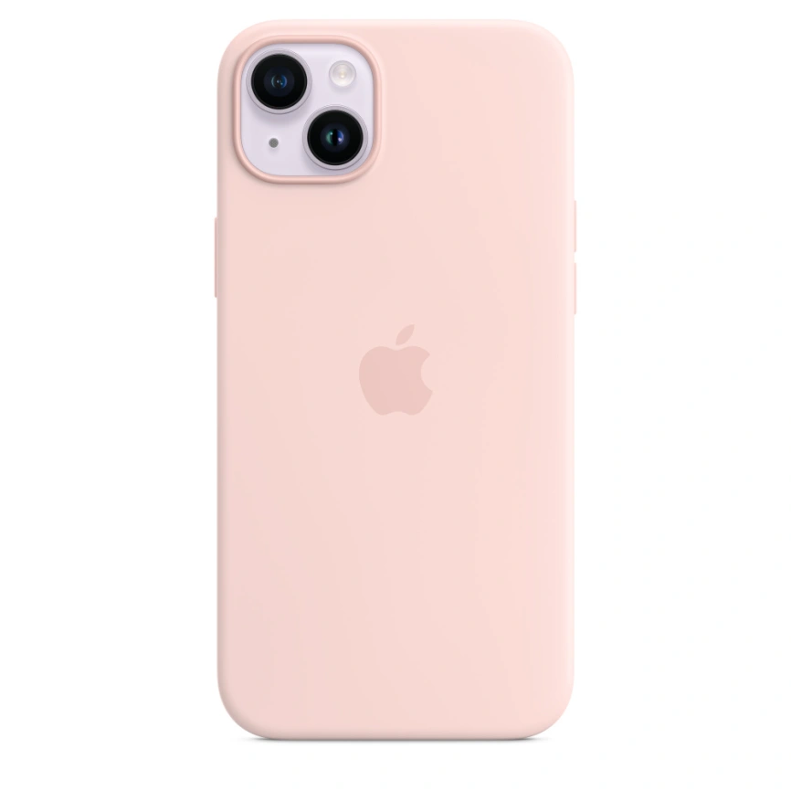 Силиконовый чехол Apple для iPhone 14 Plus Chalk Pink фото 1