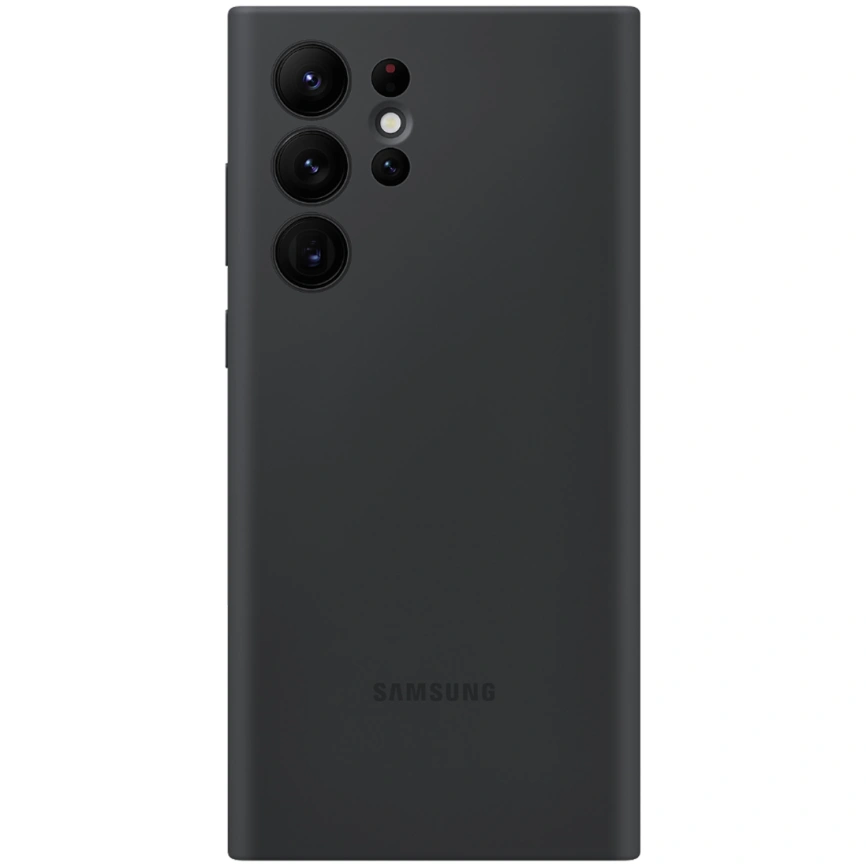 Чехол Samsung Silicone Cover для Galaxy S22 Ultra (EF-PS908TBEGRU) Black фото 4