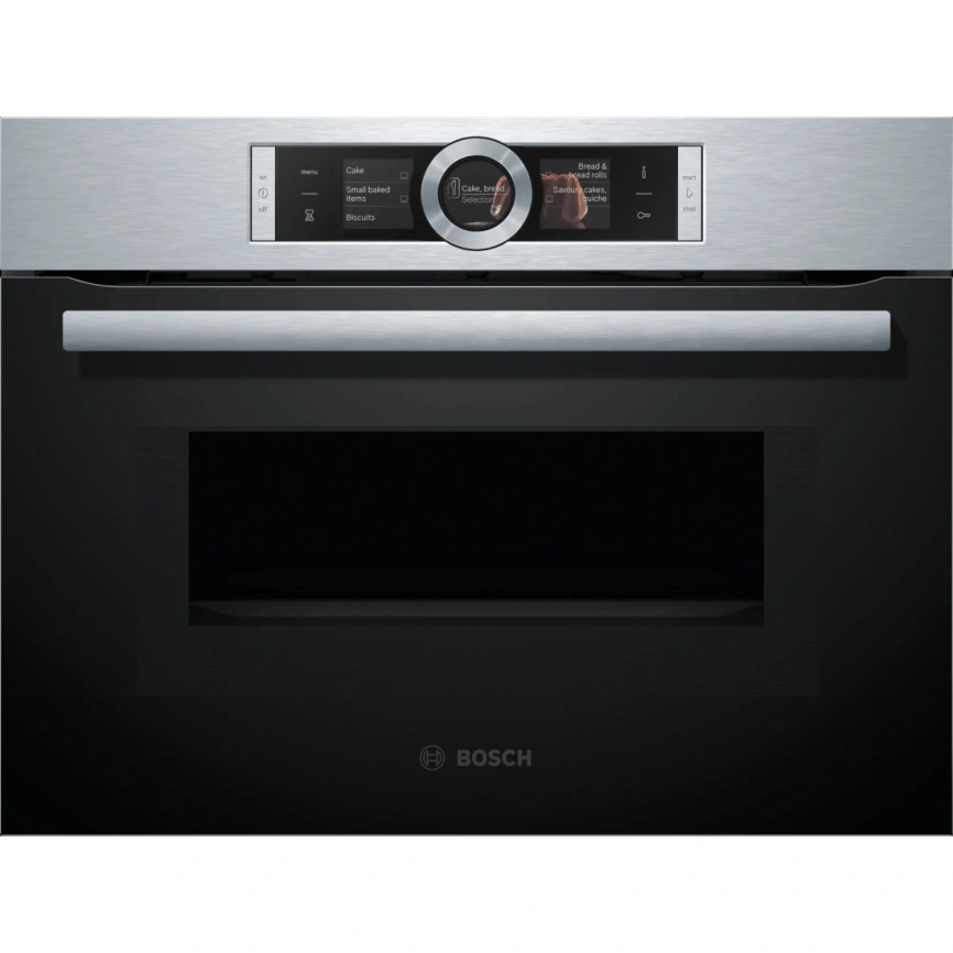 Электрический духовой шкаф Bosch Serie 8 CMG676BS1 Silver фото 1