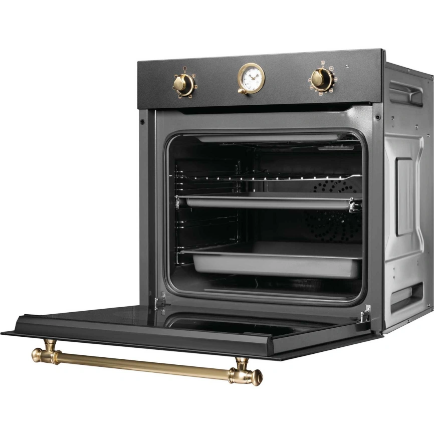 Электрический духовой шкаф Korting OKB 461 CRGN Matte Black фото 4