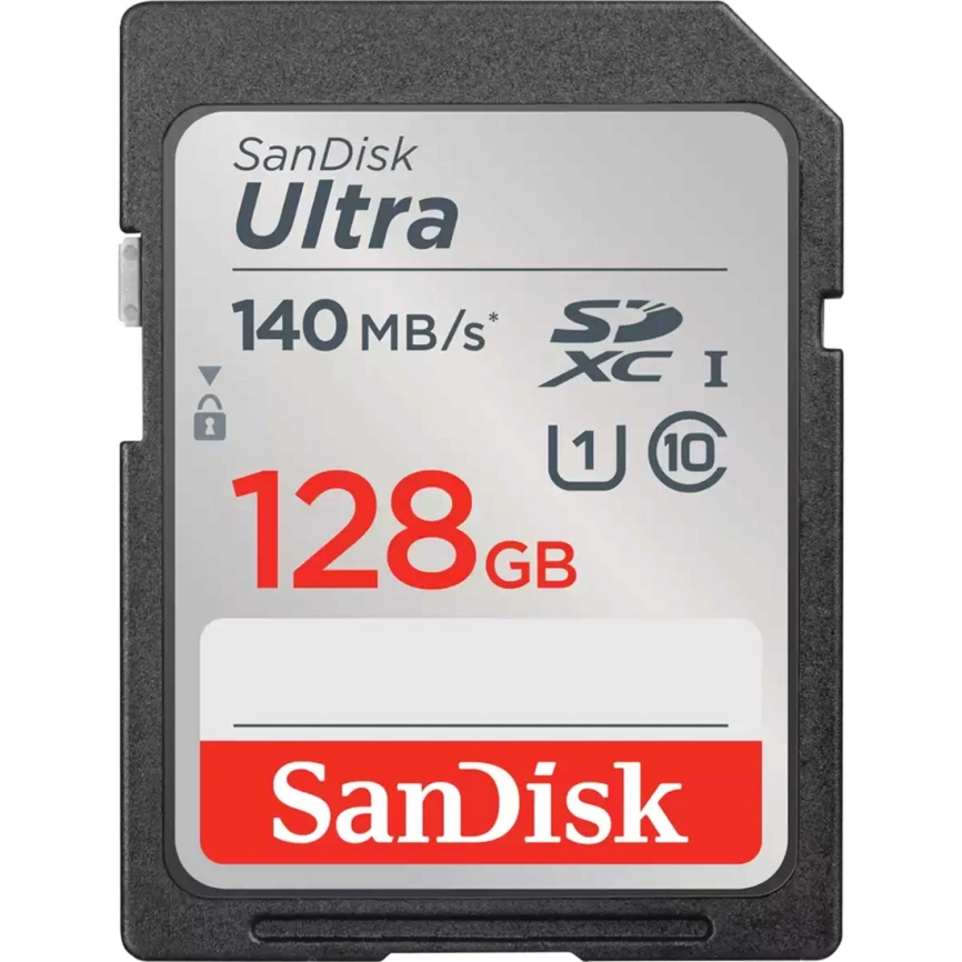 Карта памяти Sandisk Ultra 128GB SDXC Class 10/UHS-I SDSDUNB-128G-GN6IN фото 1