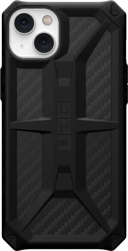 Чехол UAG Monarch для iPhone 14 Carbon Fiber фото 3