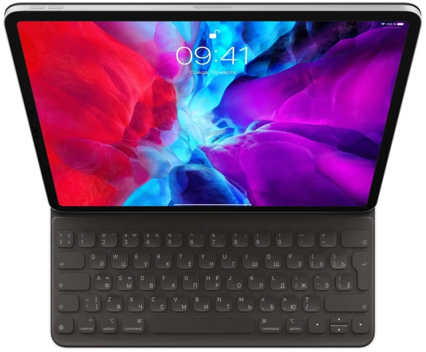 Клавиатура Apple Smart Keyboard Folio iPad Pro 12.9 (MXNL2RS/A) 2020 Black фото 1