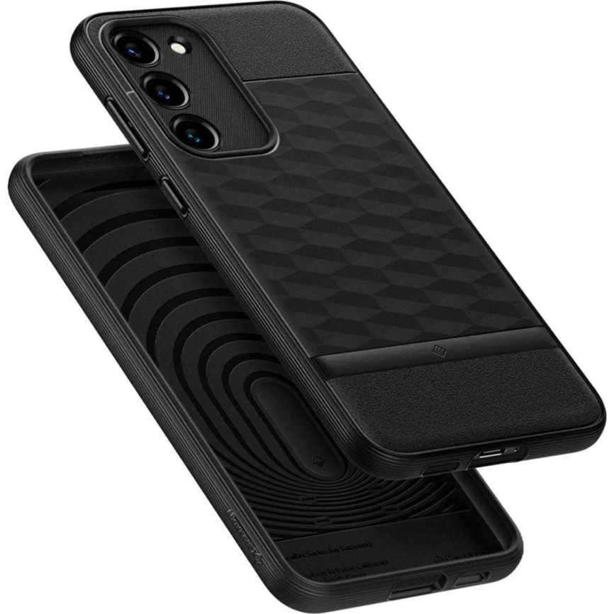 Чехол Spigen Caseology для Galaxy S23 Plus (ACS05703) Matte Black фото 1