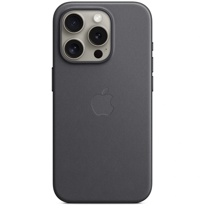 Чехол Apple FineWoven with MagSafe для iPhone 15 Pro Black фото 6