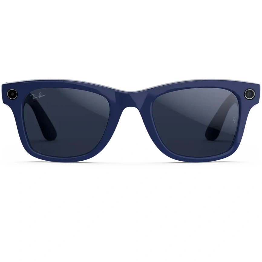 Умные очки Ray-Ban Wayfarer (Gen 2) Shiny Cosmic Blue M Clear to Sapphire Transitions фото 6