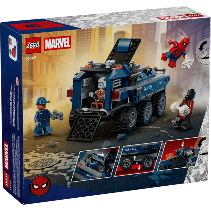 Конструктор LEGO Super Heroes Marvel Spider-Man: Prison Transport Chase 76349 фото 7