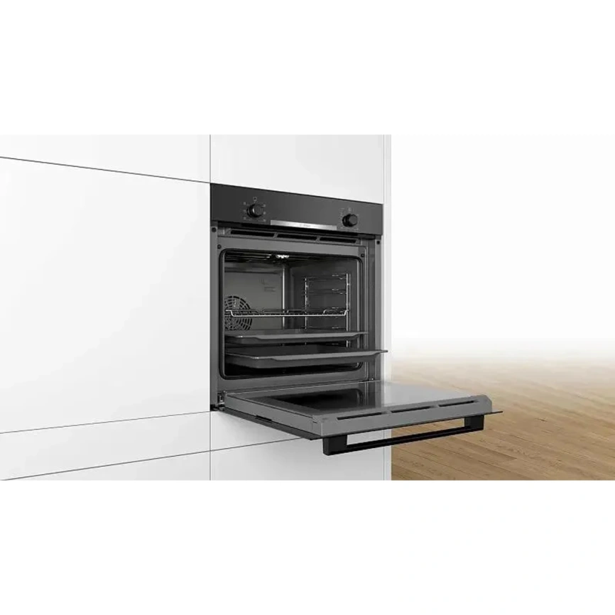 Электрический духовой шкаф Bosch Serie 4 HBA530BB0S Black фото 5