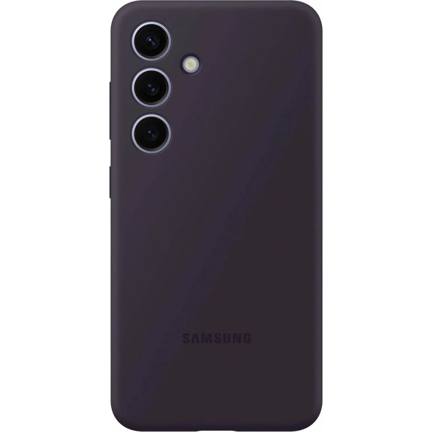 Чехол Samsung Silicone Case для S24 Plus Dark Violet фото 1