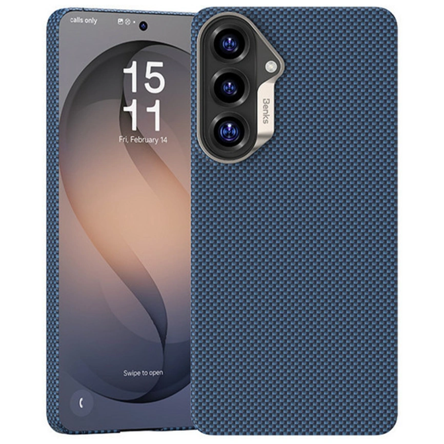 Чехол Benks ArmorTint Kevlar для Samsung Galaxy S26 Blue фото 1