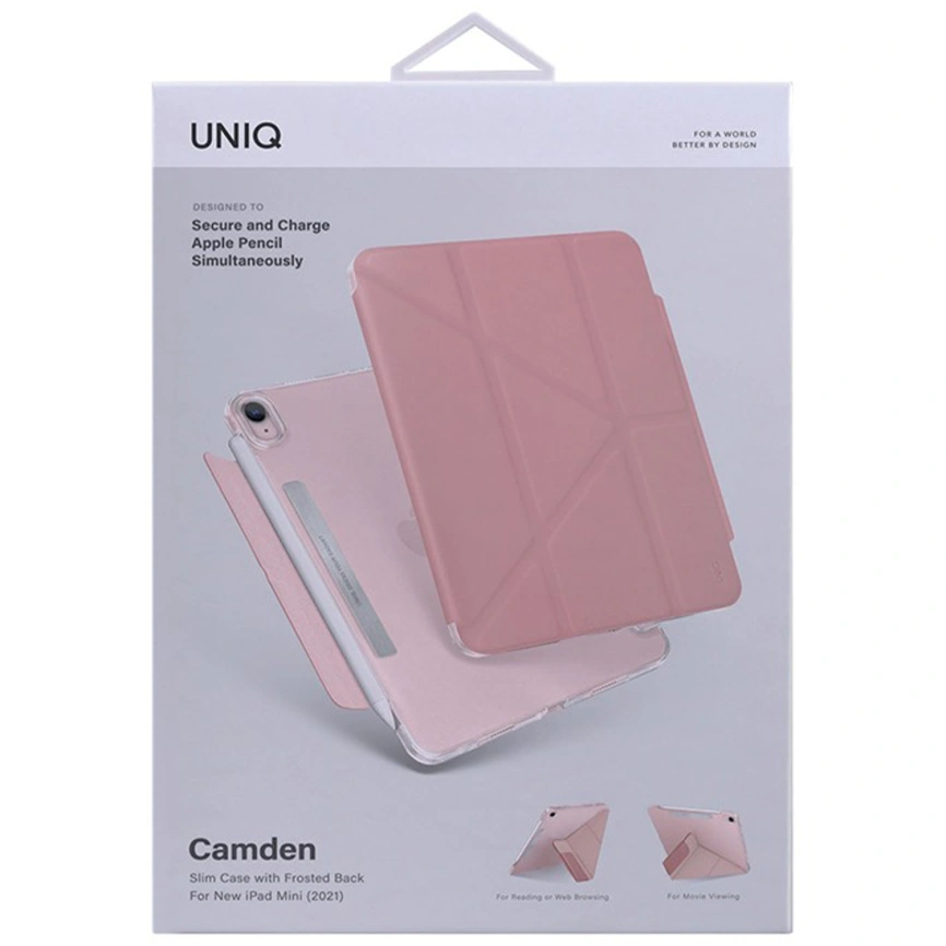 Чехол Uniq Camden для iPad Mini (2021) Pink фото 5