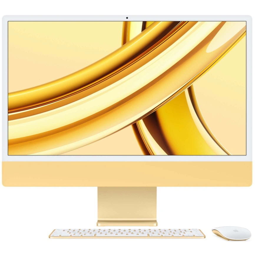 Моноблок Apple iMac (2023) 24 Retina 4.5K M3 8C CPU, 10C GPU/8GB/256Gb Yellow (MQRL3) фото 1