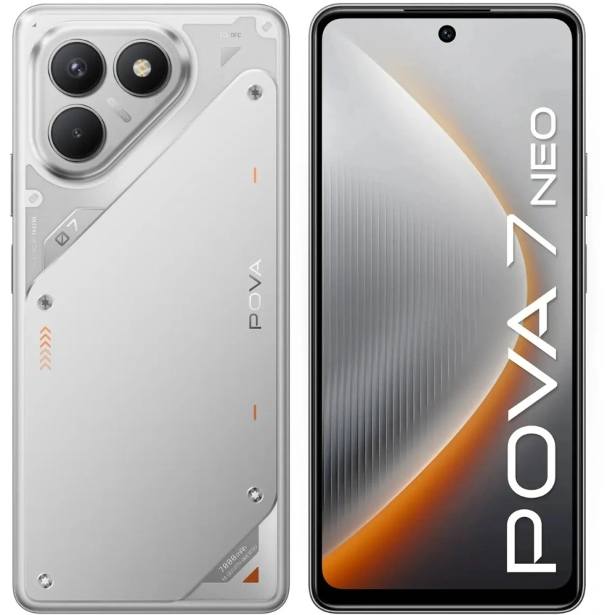 Смартфон Tecno Pova 7 Neo 8/128Gb Magic Silver фото 7