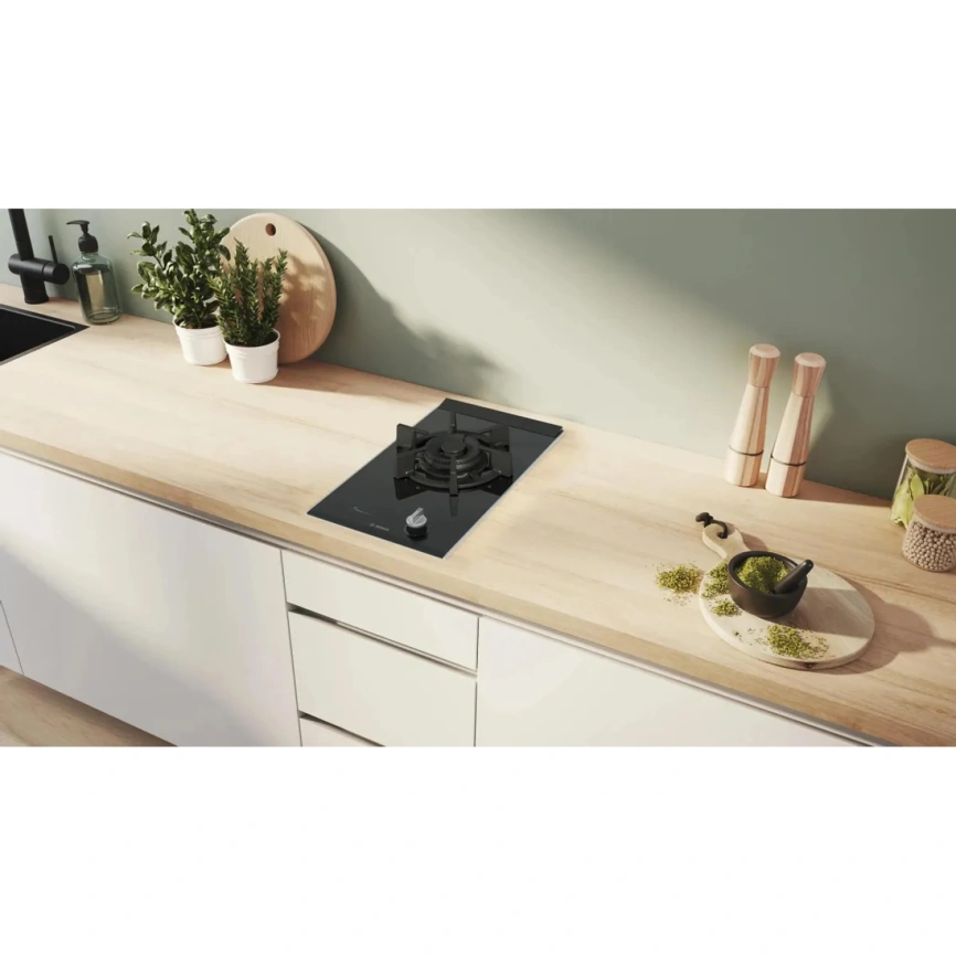 Газовая варочная панель Bosch Serie 8 PRA3A6I10 Black фото 6