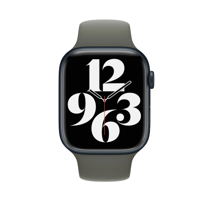 Ремешок Apple Watch 45mm Olive Sport Band M/L фото 3