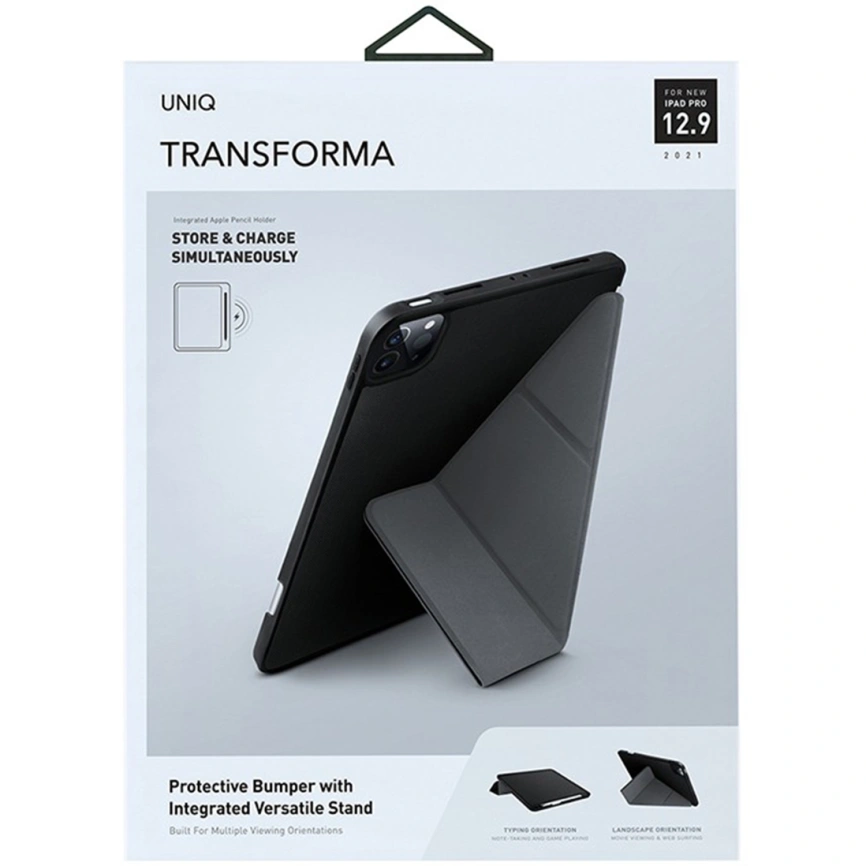 Чехол Uniq Transforma для iPad Pro 11 (2022/21/20) Black фото 3