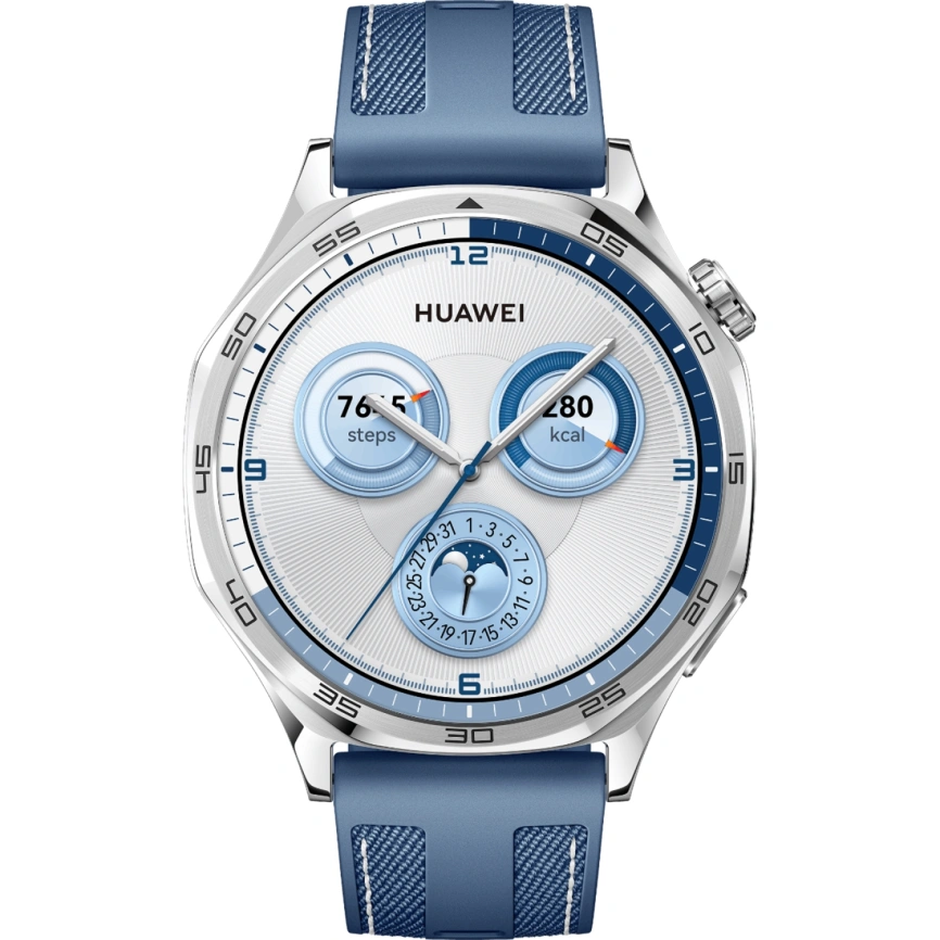 Смарт-часы Huawei Watch GT 5 46mm Blue Woven (55020DGJ) фото 1