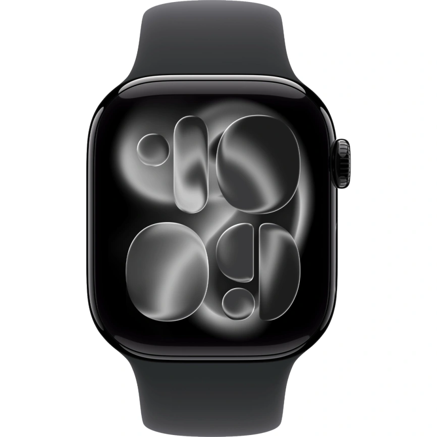 Смарт-часы Apple Watch Series 11 42mm Jet Black Aluminium Case with Black Sport Band S/M фото 3