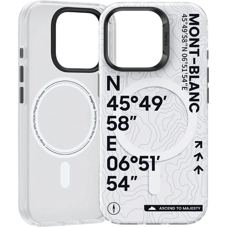Чехол Benks Phone Case для iPhone 16 Pro Mt. Blanc фото 1