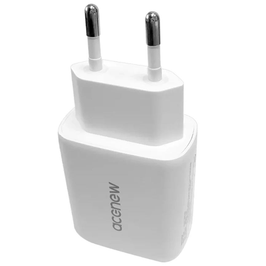 Сетевое зарядное устройство Acenew 20W USB-C Black фото 3