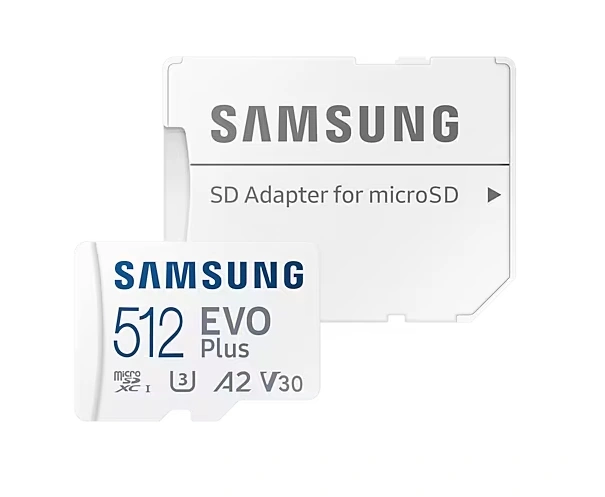 Карта памяти Samsung EVO Plus 512GB MicroSDXC Class 10/UHS-I/U3/130Мб/с MB-MC512KA фото 1