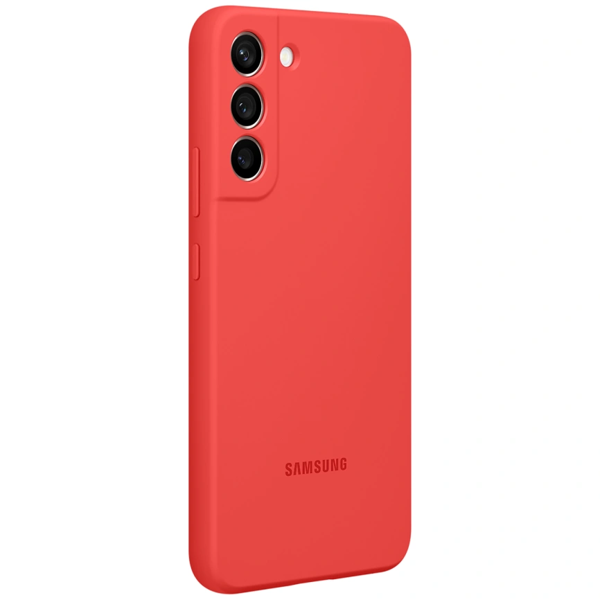Чехол Samsung Silicone Cover для Galaxy S22 Plus (EF-PS906TPEGRU) Bright Red фото 4