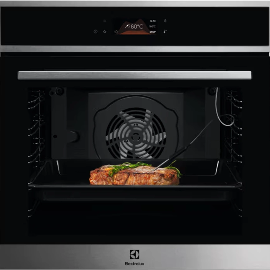 Электрический духовой шкаф Electrolux LOE8P39X Black/Stainless Steel фото 1