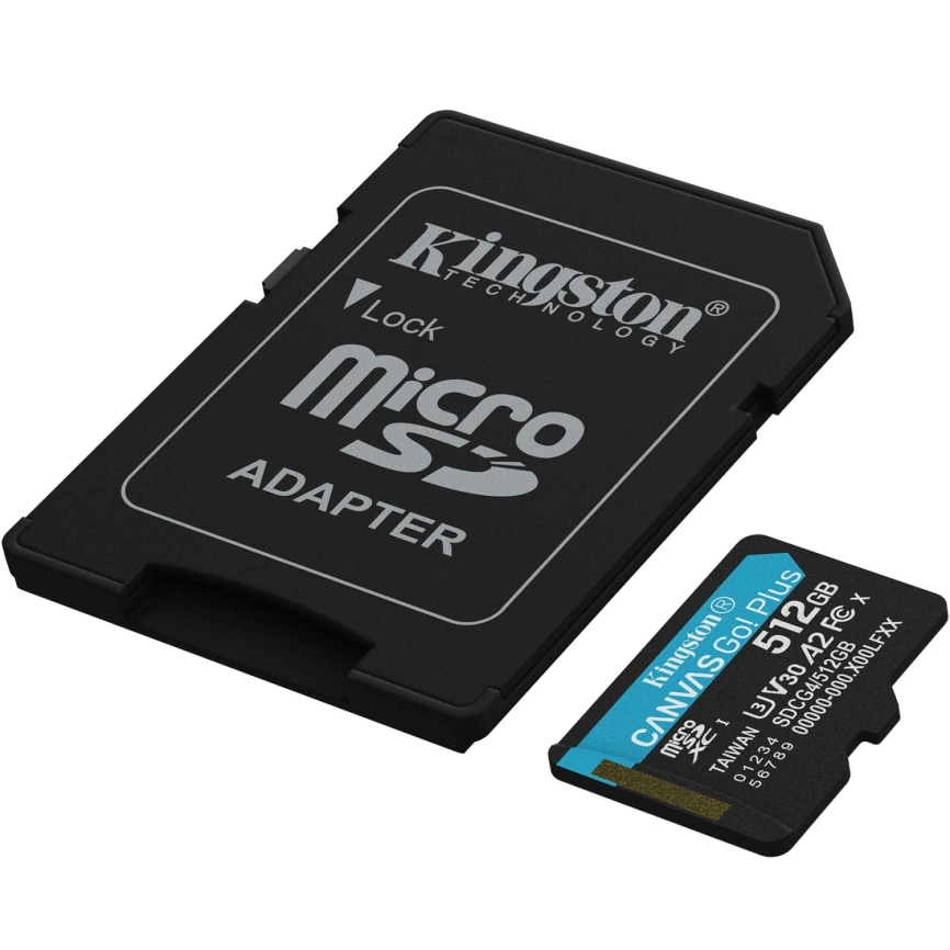 Карта памяти Kingston Canvas Go Plus 512GB MicroSDXC (SDCG4/512GB) фото 2