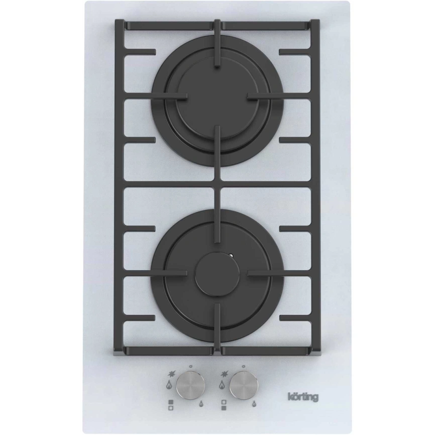 Газовая варочная панель Korting HGG 3825 CW White фото 1