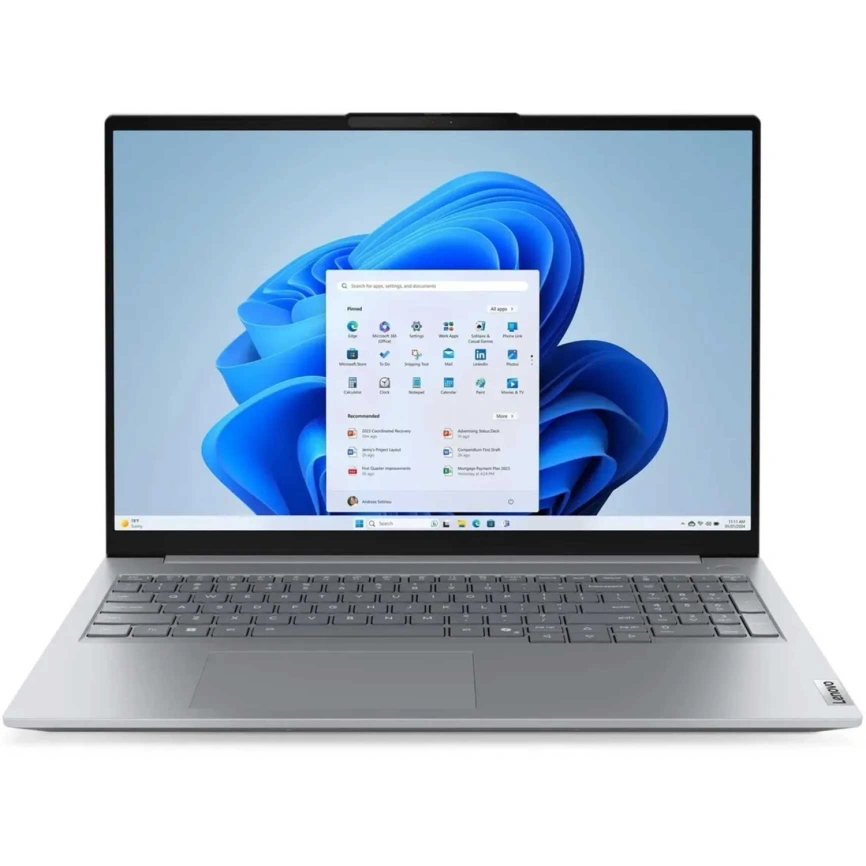 Ноутбук Lenovo ThinkBook 16 G8 IAL 16 IPS/ i7-255H Ultra/16Gb/512Gb SSD (21SK000CGQ) Arctic Grey фото 3