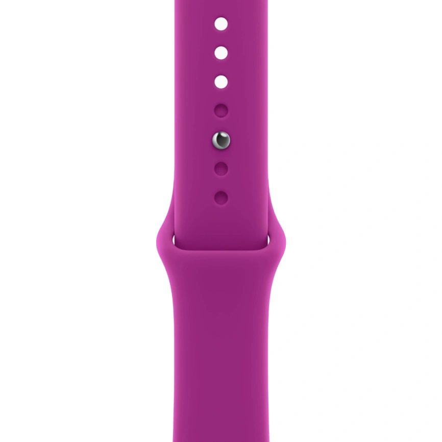 Смарт-часы Apple Watch Series 12 42mm Black Aluminum Case with Magenta Sport Band M/L фото 2