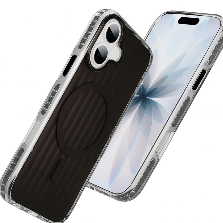 Чехол Gurdini Ocean Case Metalic для iPhone 17 Black фото 1
