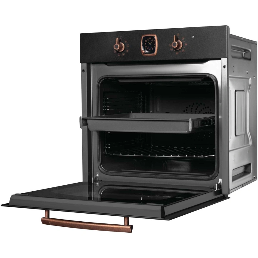 Электрический духовой шкаф Korting OKB 481 CRCN Matte Black/Copper фото 4