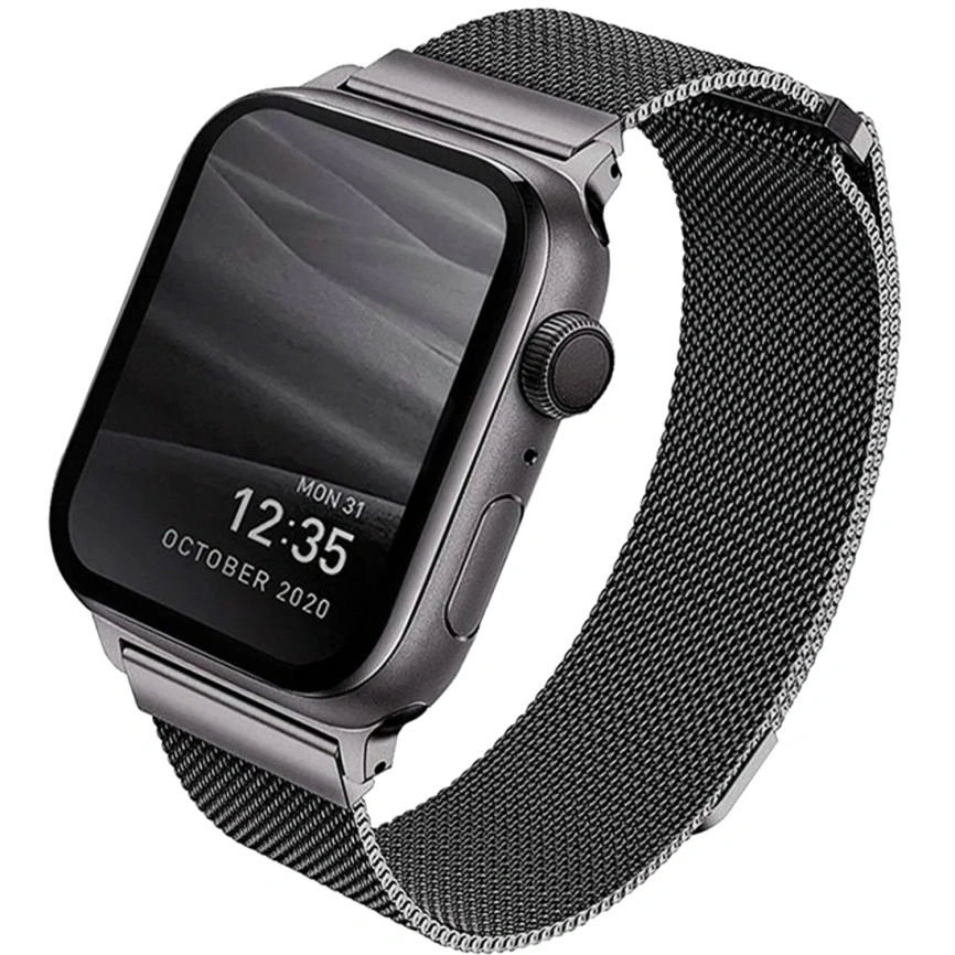 Ремешок Uniq Dante Strap Mesh Steel для Apple Watch 38/40/41 Graphite фото 2