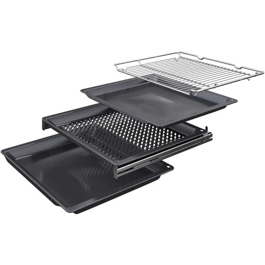 Электрический духовой шкаф Bosch Serie 8 HRG978NB1 Black фото 4