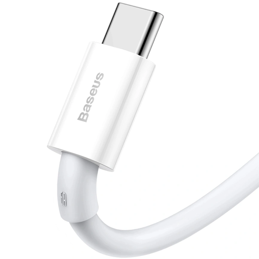 Кабель Baseus Superior Series Fast Charging Data Cable USB to Type-C 66W 1m CATYS-02 White фото 2