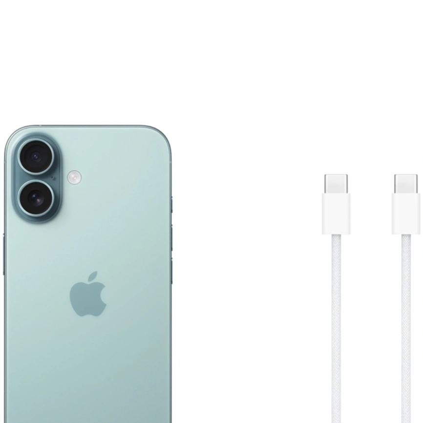 Смартфон Apple iPhone 16 128Gb nano Sim + eSim Teal фото 5