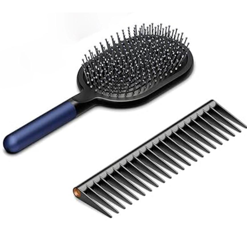 Комплект расчесок Dyson Hair Comb Set Prussian Blue/Nickel фото 2