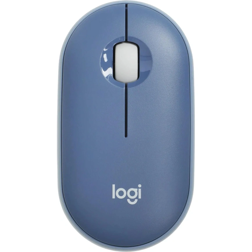 Беспроводная мышь Logitech Pebble M350 Blueberry (910-006655) фото 1