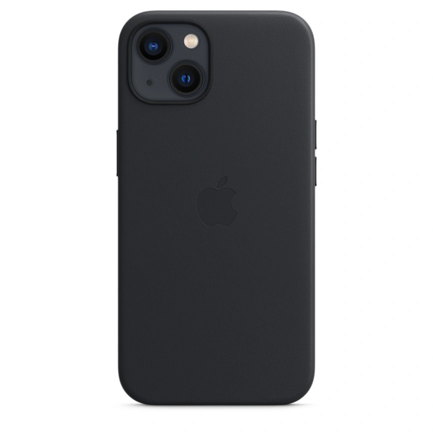 Кожаный чехол Apple MagSafe для iPhone 13 Тёмная ночь фото 1