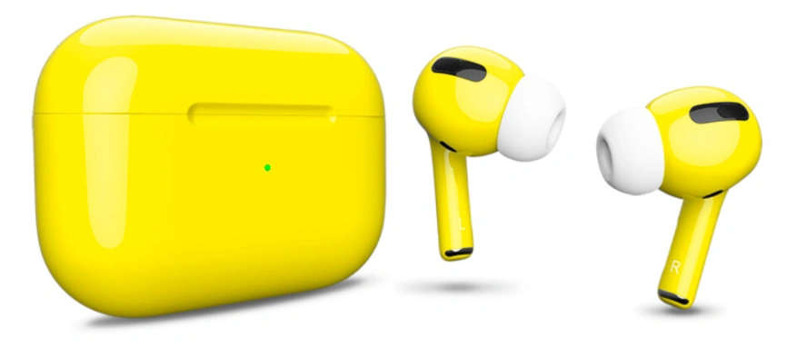 Наушники Apple AirPods Pro Color Light Yellow Glossy фото 1