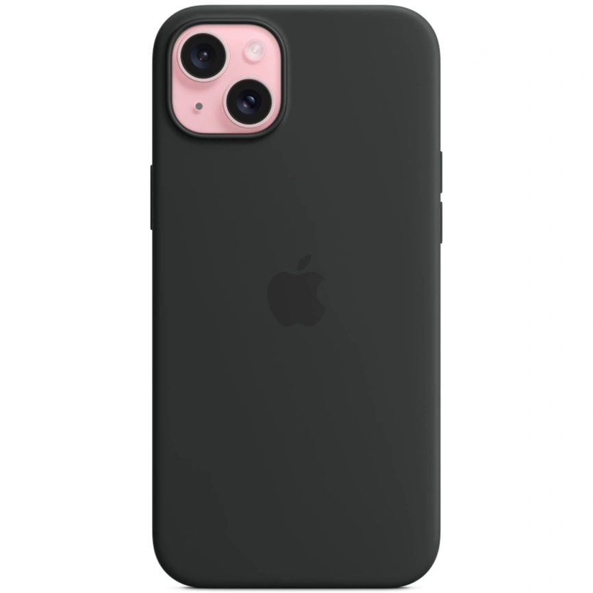 Силиконовый чехол Apple MagSafe для iPhone 15 Plus Black фото 4