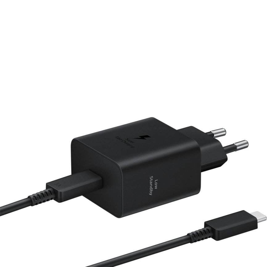 Сетевое зарядное устройство Samsung 45W USB-C EP-T4511 + Cable Black фото 1