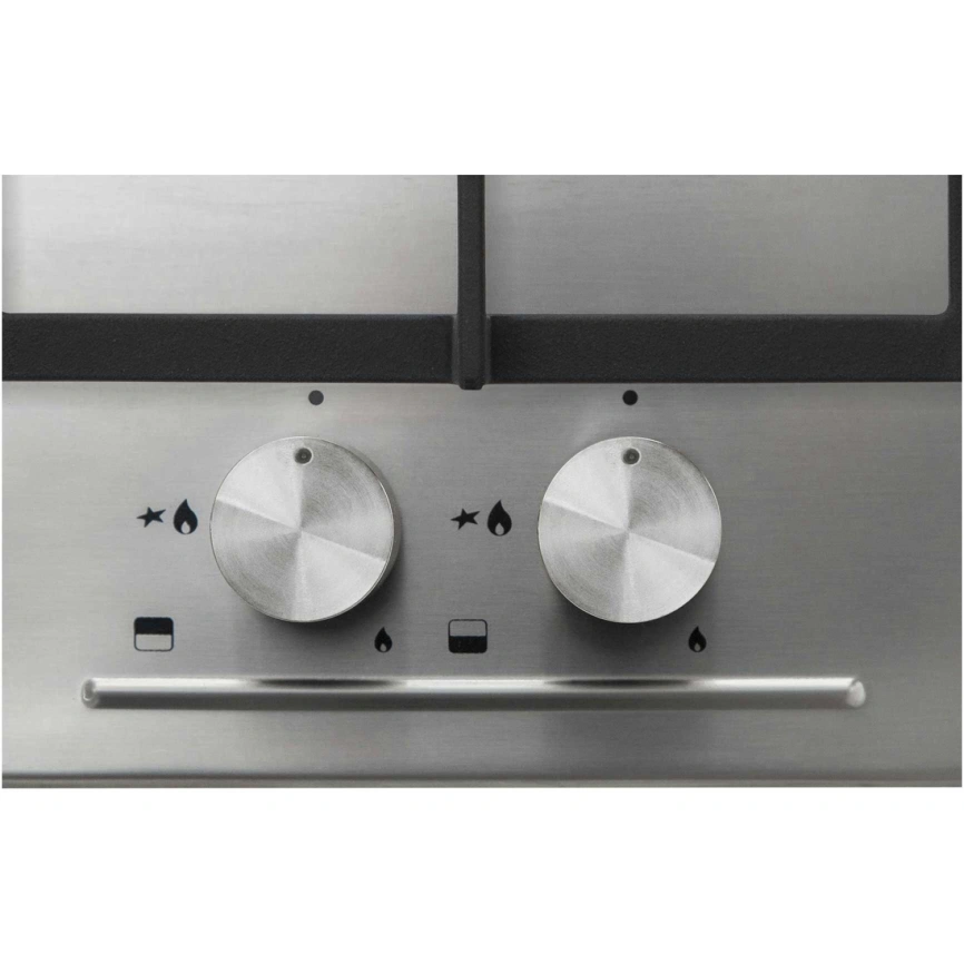 Газовая варочная панель Korting HG 365 CTX Stainless Steel фото 3